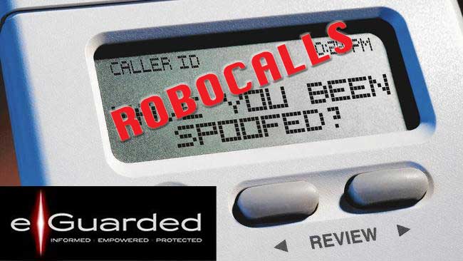 eguarded robocalls, spoofing